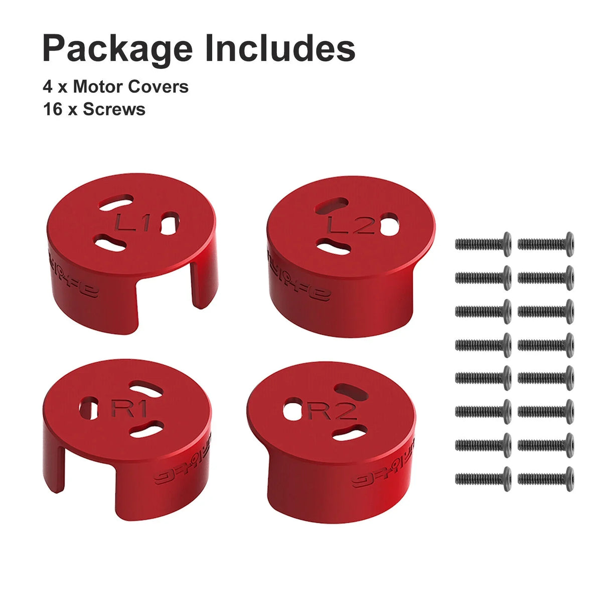 4Pcs Aluminum Motor Cover Protective Accessories for DJI Avata Drone Protection