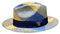 Bruno Capelo Designer Navy Cognac Sizetraw Hat for Men CU401
