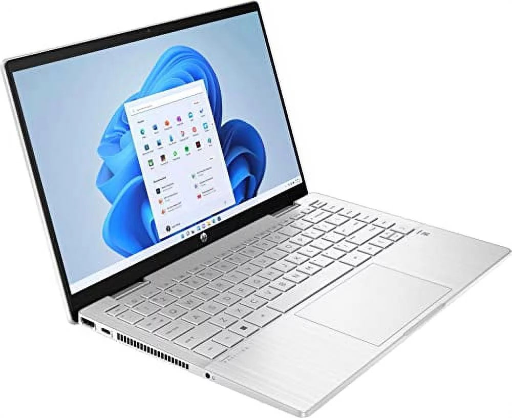 HP Pavilion X360 2-in-1 Laptop 2022, 14" FHD IPSize Touchscreen Intel EVO Platform 12th Core i5-1235U Iris Xe Graphics 8GB DDR4 1TB SizeSizeD, Wi-Fi 6E Backlit KB, FP Reader, Windows 11 Pro, COU 32GB USizeB