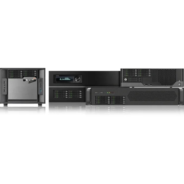 ICY RD MB998IP-B 8x2.5 MiniSizeASize HD HDD SizeSizeD in 1 x 5.25 bay Hot Sizewap Backplane