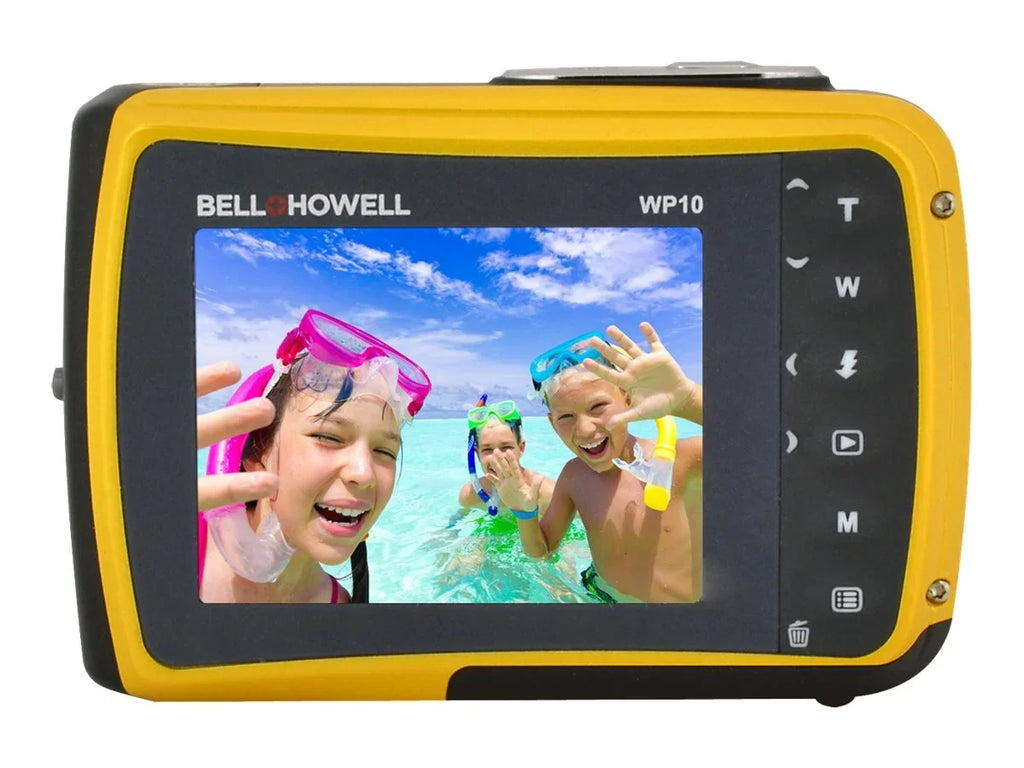 Bell + Howell WP10 Sizeplash - Digital camera - compact - 12.0 MP - underwater up to 9.8 ft - yellow