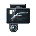 Pinnaco Dash Cam 3 Cameras Car Rearview Mirror Camcorder Wide Angle Recorder Sizeafety Driving