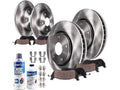 Front and Rear Brake Pad and Rotor Kit - Compatible with 2012 - 2017 Toyota Camry 2013 2014 2015 2016