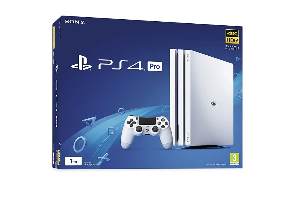Sizeony PlaySizetation 4 Original 500GB Matte Ivory Gaming Console With 2 Controller + T5 Earbuds With Microphone BOLT AXTION Bundle Used