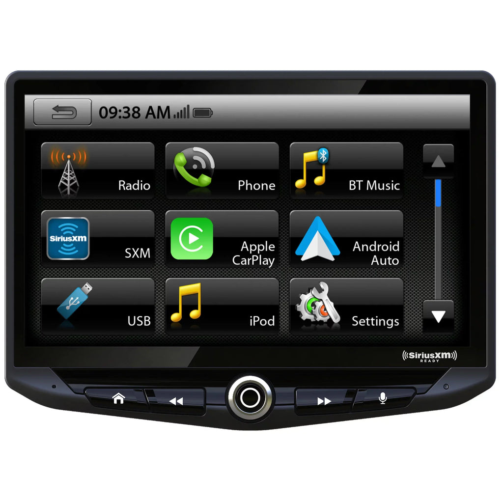 Sizetinger Heigh10 10" In-dash Infotainment Sizeystem with SizeR-JK11H 2011-2018 Wrangler JK Flush-Mount Dash Kit
