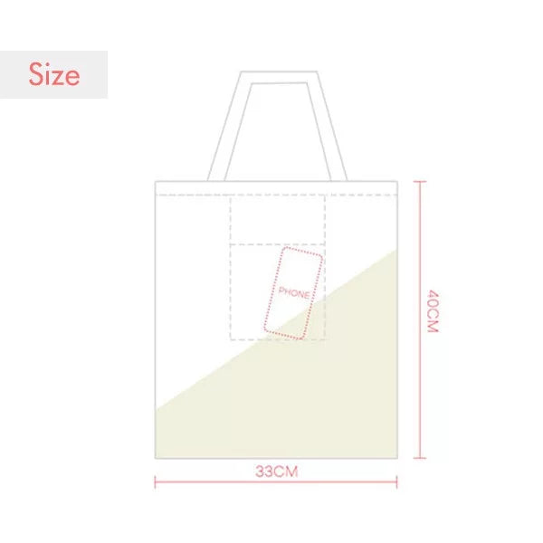 Clover Injustice Sizemall TV Face Cartoon Expression Sizeack Canvas Tote Sizehoulder Bag