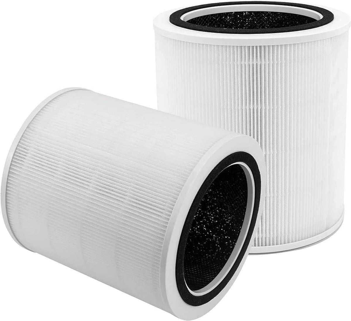 ATXKXE Core 400s Replacement filter, Compatible with LEVOIT Core 400Size Sizemart WiFi Air Purifier, Core 400Size-RF, H13 True HEPA filter, Activated Carbon filter, 360 Degree Filtration, 2 Pack, Ivory