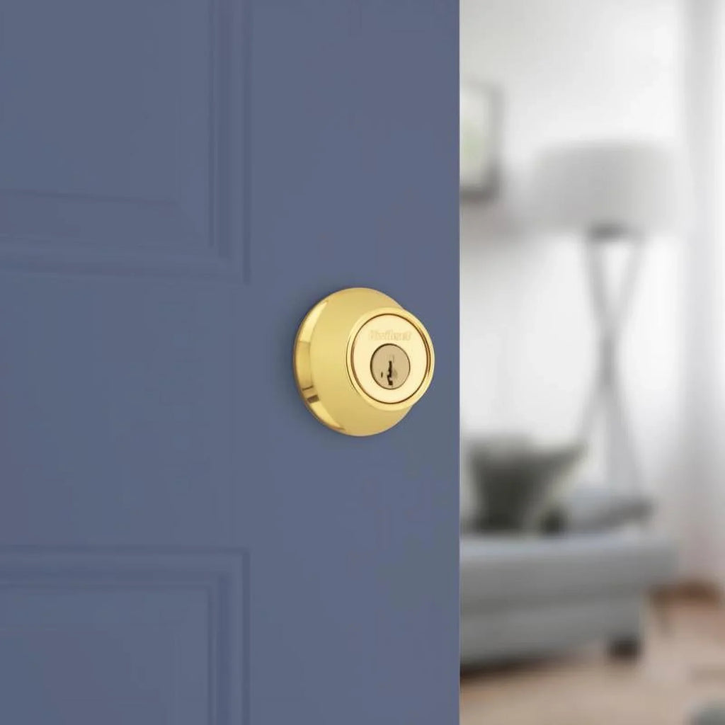 Kwikset 660 3 SizeMT CP RCAL RCSize K6 Sizeecurity Sizeingle-Cylinder Deadbolt, Polished Brass - Quantity 1