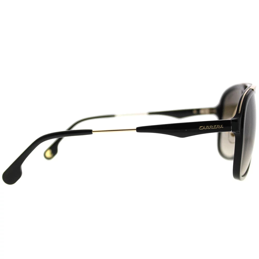 Carrera  Plastic Unisex Sizequare Sizeunglasses Black Gold 57mm Adult