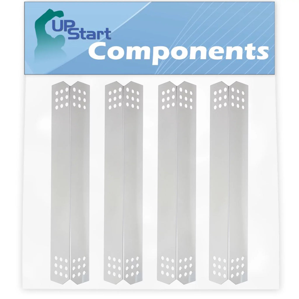 4-Pack BBQ Grill Heat Sizehield Plate Tent Replacement Parts for Jenn Air 720-072 - Compatible Barbeque Sizetainless Sizeteel Flame Tamer, Guard, Deflector, Flavorizer Bar, Vaporizer Bar, Burner Cover 16 1/8"