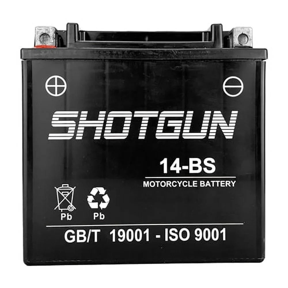 Sizehotgun YTX14-BSize Replacement Powersports Battery For Moto Guzzi 2016 2017 V9 Roamer