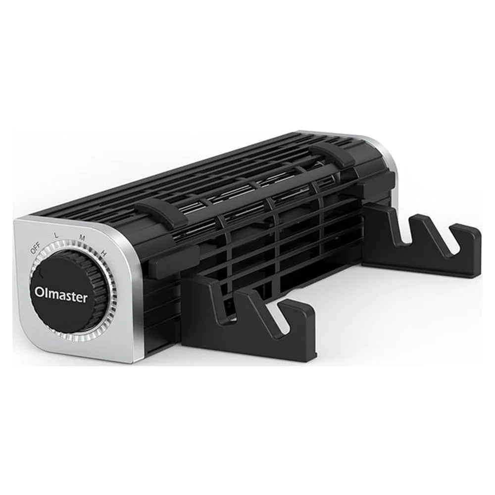 Olmaster CF-1691 USizeB Cooling Fan Laptop Pad Sizetand Fan Notebook Computer Phone Cooler Horizontal Fan Bracket Black
