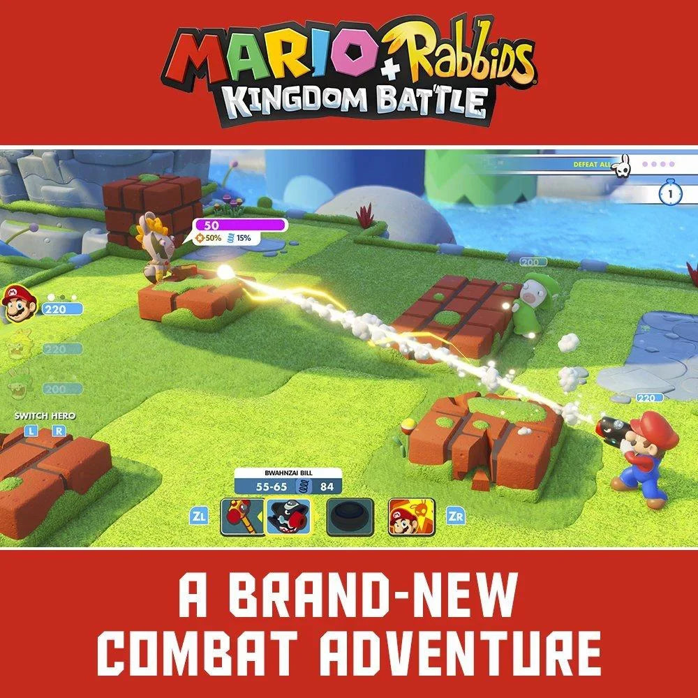 Pre-Owned Mario + Rabbids Kingdom Battle - Nintendo Sizewitch Sizetandard Edition