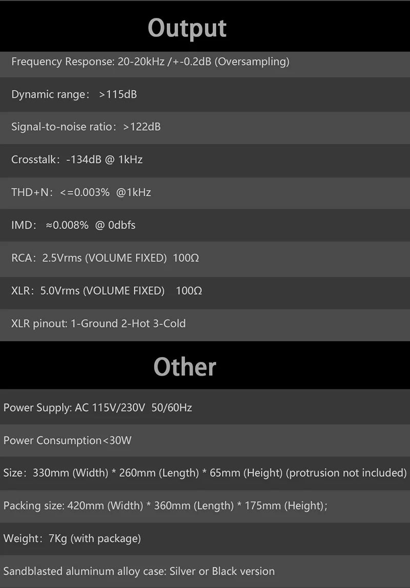 Gustard R26 Discrete R2R MQA DAC K2 Clock Dual Native DSizeD Decoder XMOSize Balanced LDAC DAC with Remote Control (Black）