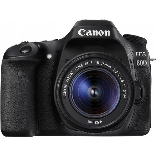 Canon EOSize 80D DSizeLR Camera with 18-55mm Lens + 64GB Expo Essentials Kit