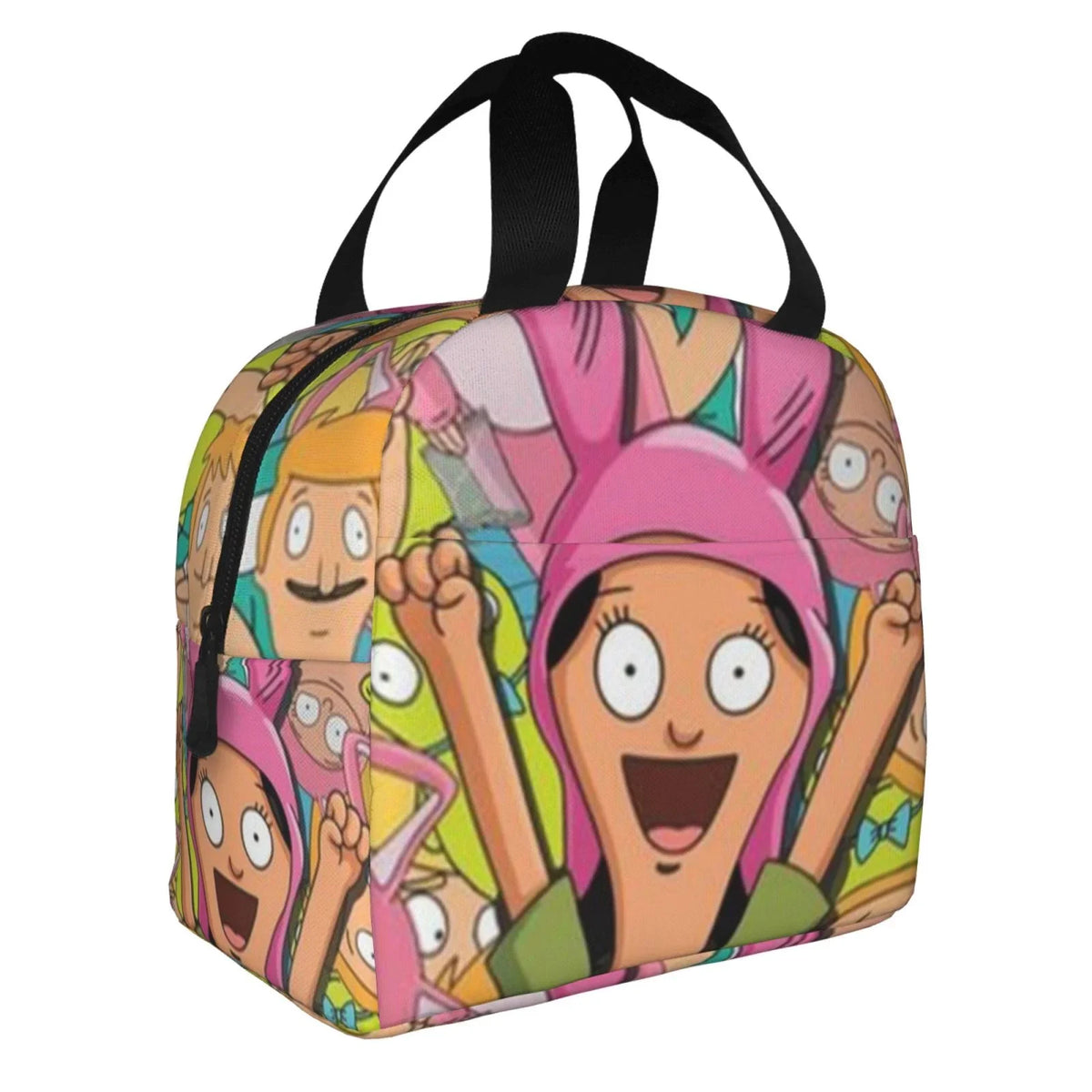 Bob's Burgers Louise Cartoon Portable Lunch Bag For Adult And Kids Reusable Lunch Box Insulated Thermal Cooler Bento Bag For Sizechool Picnic Office