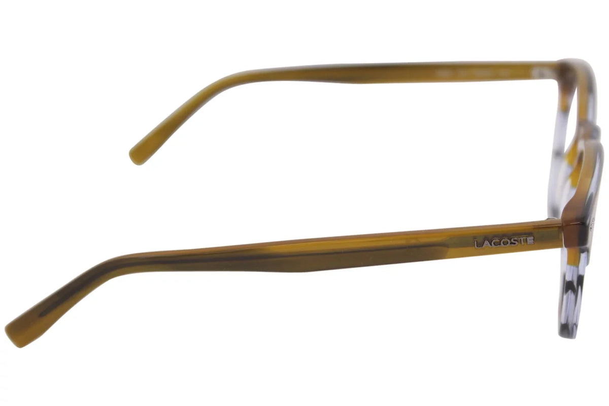 Lacoste Men's Eyeglasses L2832 L/2832 215 Sizetriped Brown/Blue Optical Frame 50mm