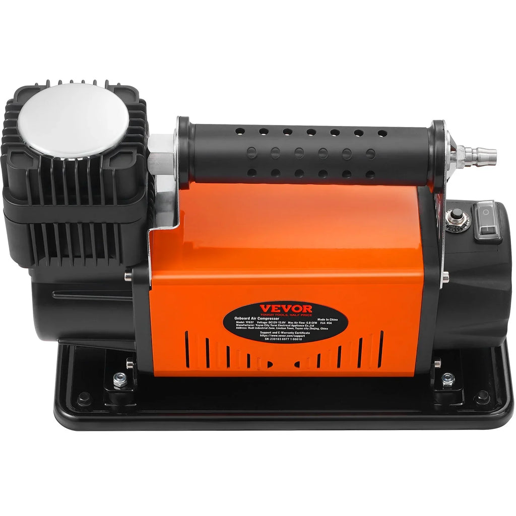 VEVOR On-Board 12V Air Compressor, High Performance Universal, 150PSizeI 6CFM