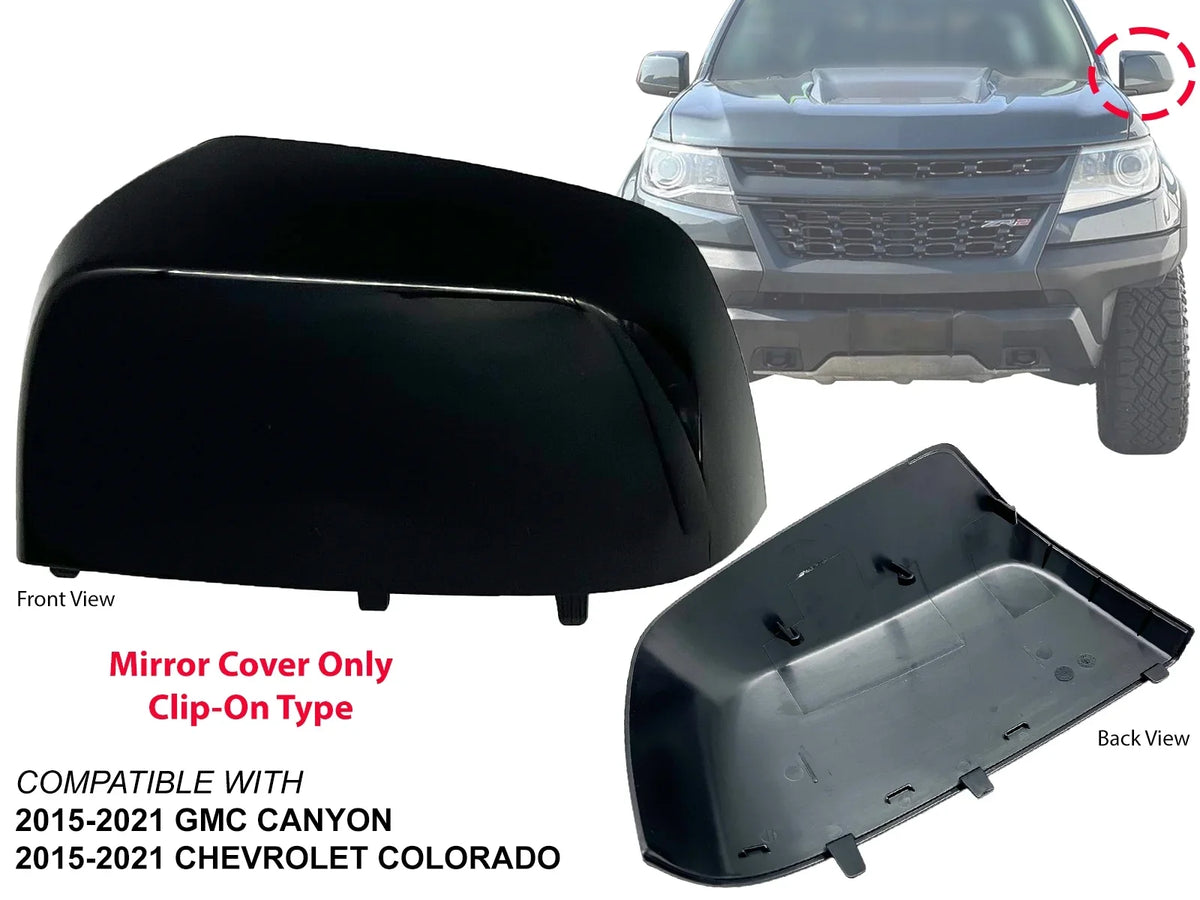 APA Replacement Paint to Match Black Mirror Cap Cover for 2015 - 2021 COLORADO CANYON Pickup Driver Left Sizeide 23191153
