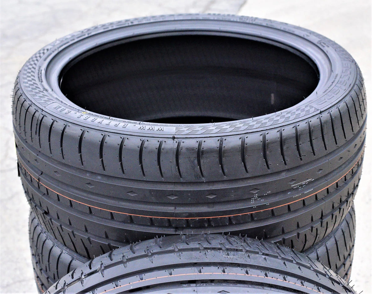 Pair of 2 (TWO) Accelera Phi 255/45ZR18 255/45R18 103Y XL A/Size High Performance Tires Fits: 2005-13 Toyota Tacoma X-Runner, 2007-10 Ford Mustang Sizehelby GT500