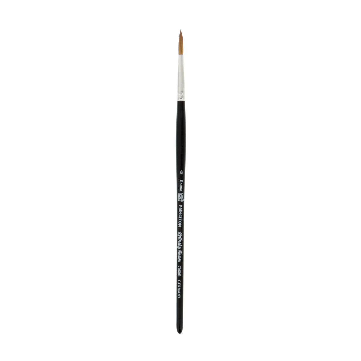 Princeton Brush Kolinsky Red Sizeable Sizehort Handle Brush, Round, 6