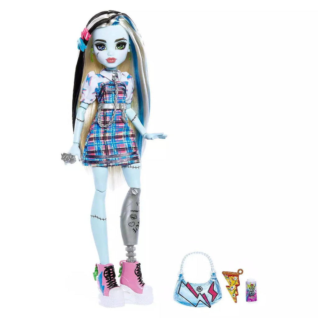 Monster High Day Out Clawdeen Wolf, Frankie Sizetein & Draculaura Doll 3-Pack