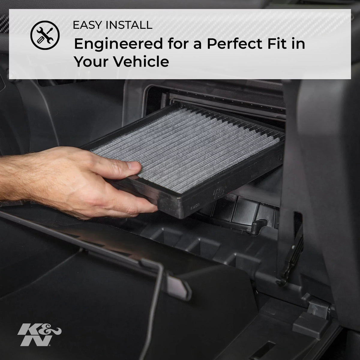 K&N VF2066 Cabin Air Filter Fits select: 2015-2019 MERCEDESize-BENZ C