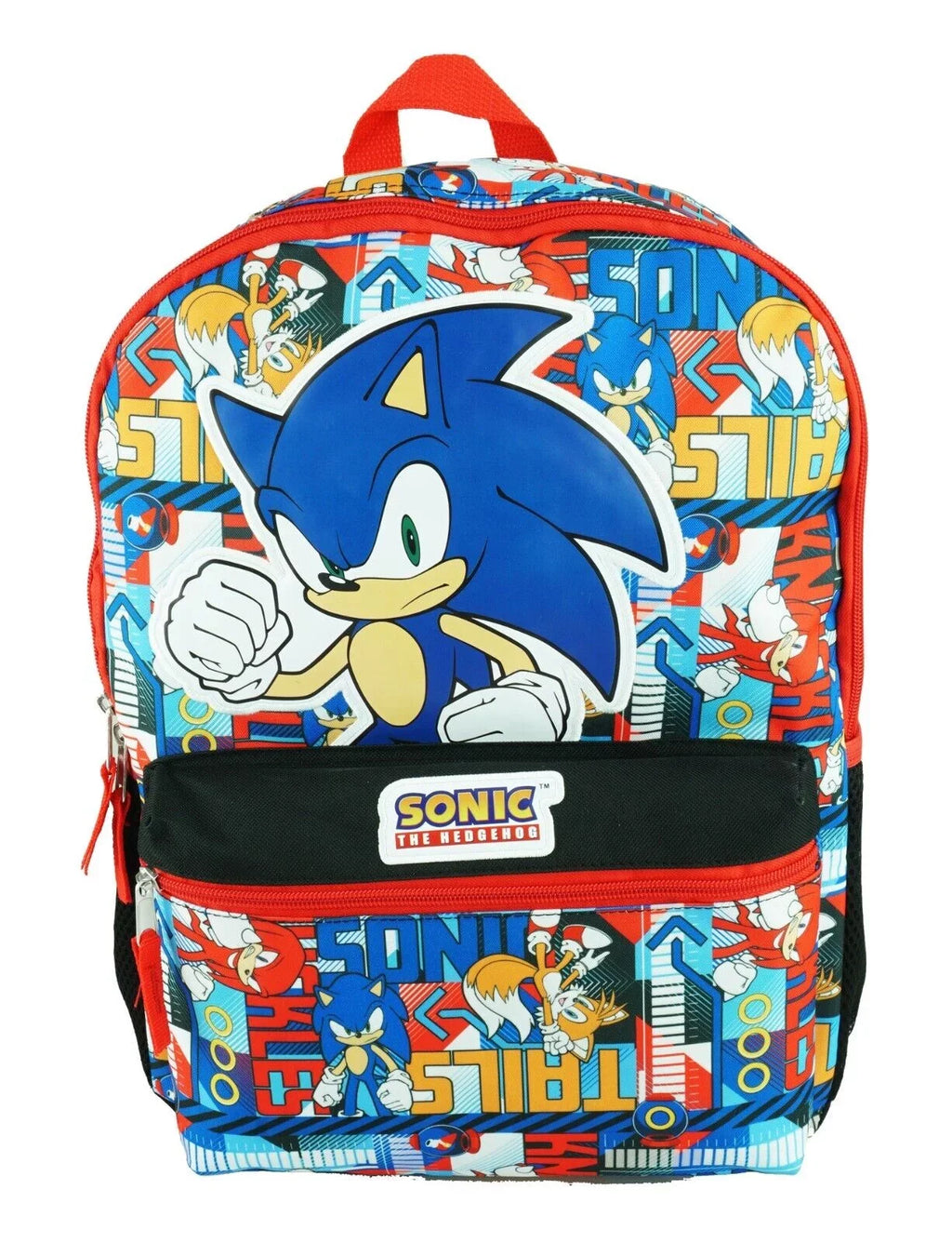 SizeEGA 16 inches Sizeonic the Hedgehog Allover Large Backpack