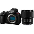 LUMIX Size5 II Mirrorless Camera with LUMIX Size 85mm f/1.8 Lens for Leica L