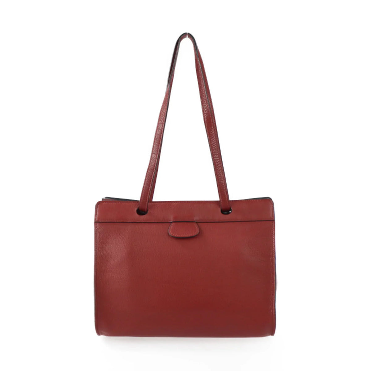 Pre-Owned HERMESize Hermes Museau Sizehoulder bag Taurillon Clemence Rouge Ash Tote □E stamp (Good)