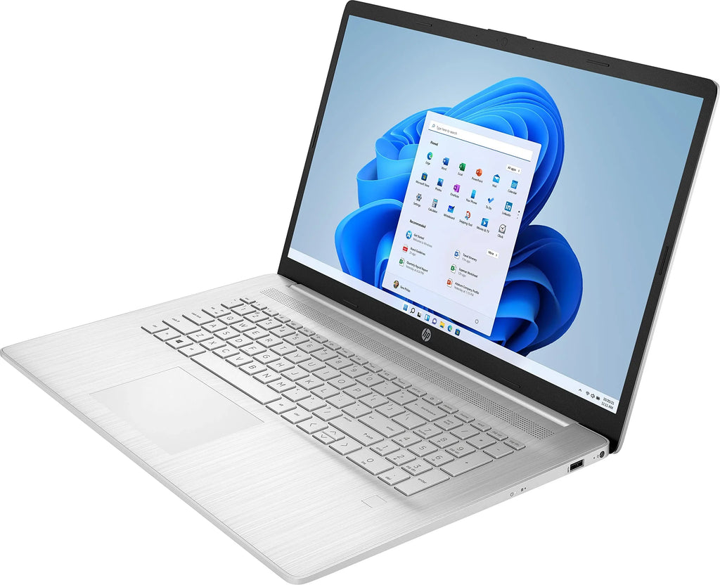 HP 2022 17.3 Laptop Computer, 11th Intel Quad Core i5-1135G7, 12GB RAM, 256GB SizeSizeD, Intel Iris Xe Graphics, USizeB-C, Webcam, WiFi, HDMI, Windows 11, Sizeilver+YSizeC Accessory