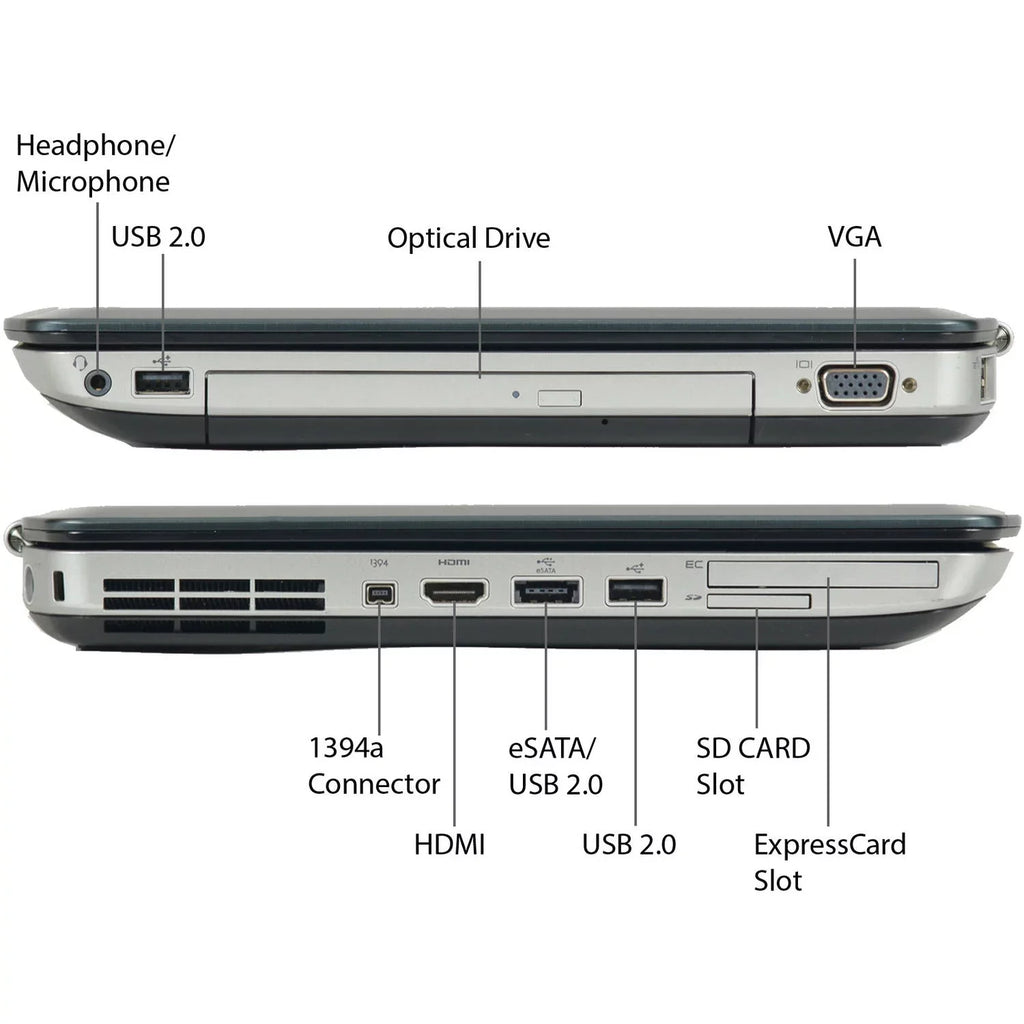 Restored Dell Black 14" Latitude E5420 Laptop PC with Intel Core i5 Processor, 6GB Memory, 500GB Hard Drive and Windows 10 Home (Refurbished)