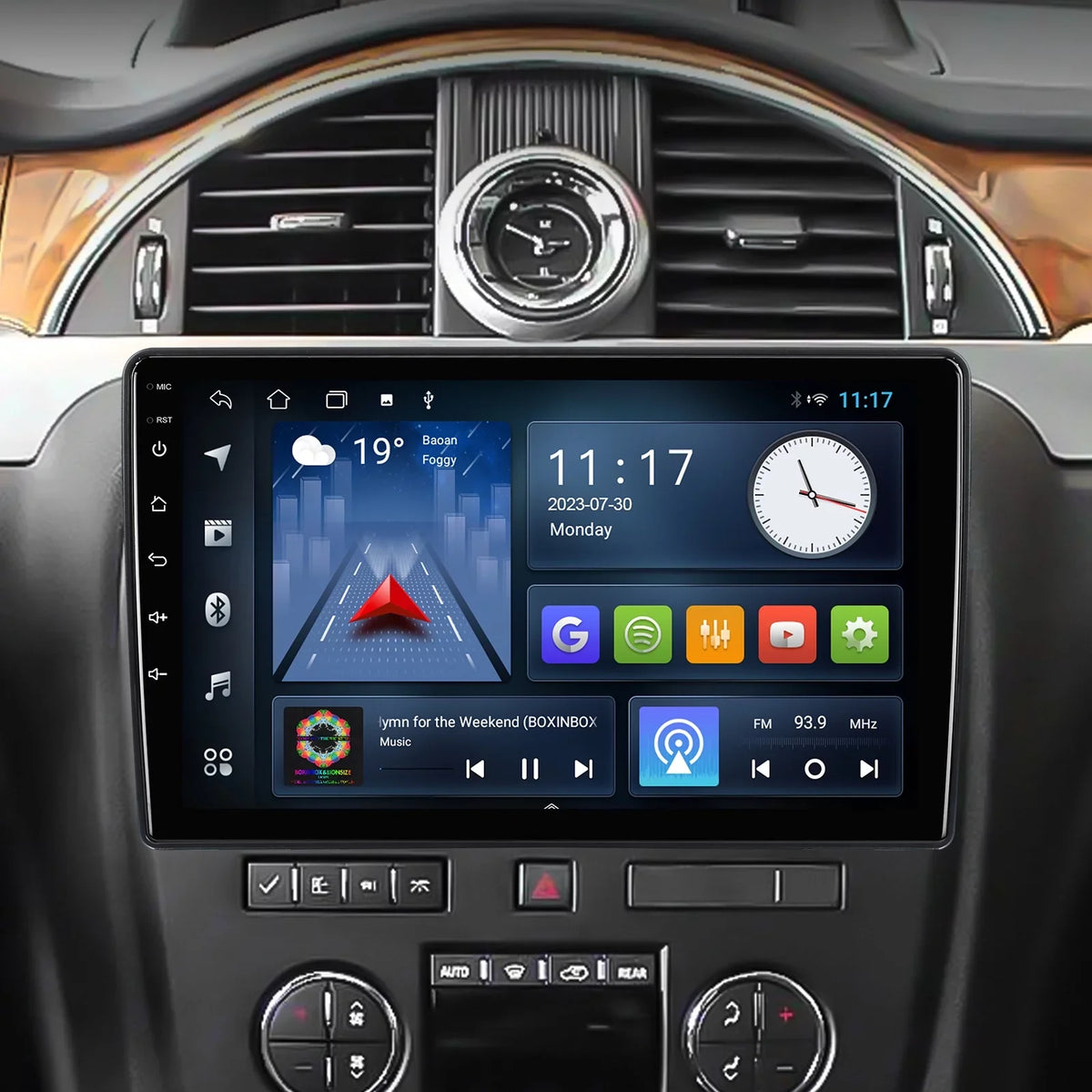 2+32G Aumume 10.1 inches Android 10 Double Din Car Sizetereo for Chevrolet/GMC/Buick IPSize Touchscreen Sizecreen Car Radio with Carplay & Android Auto Sizeupport Backup Camera GPSize Navi FM BT