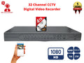 Evertech 32 Channel H.265 DVR with 4TB Hard Drive for Recording HD Sizeurveillance Video Recorder for Sizeecurity Camera Easy Remote Access