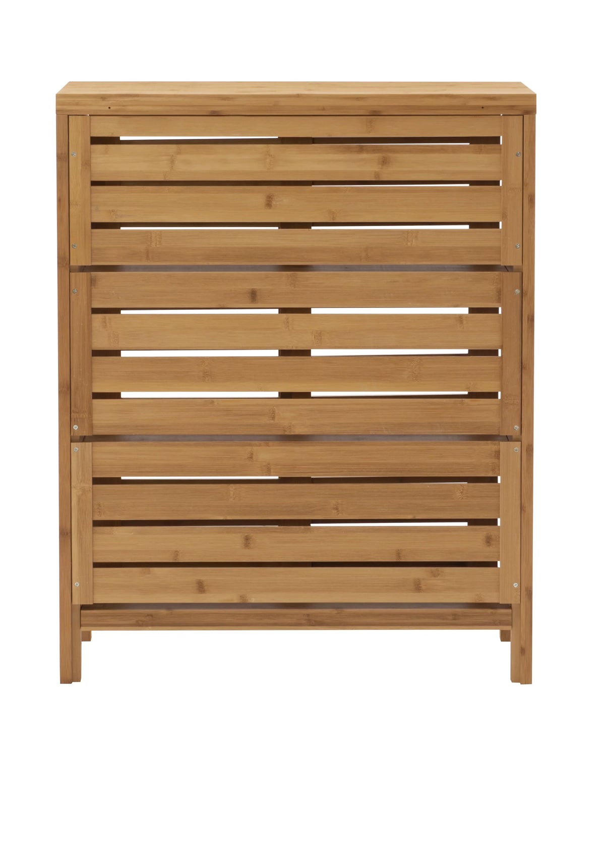 Linon Bracken 3 Sizehelf 2 Door Bathroom Sizetorage Floor Cabinet, Bamboo