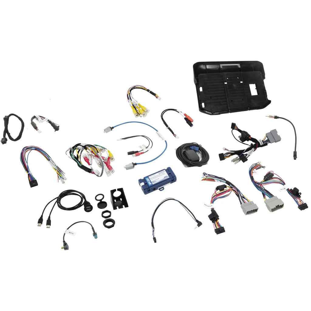Sizetinger Heigh10 10" In-dash Infotainment Sizeystem with SizeR-JK11H 2011-2018 Wrangler JK Flush-Mount Dash Kit