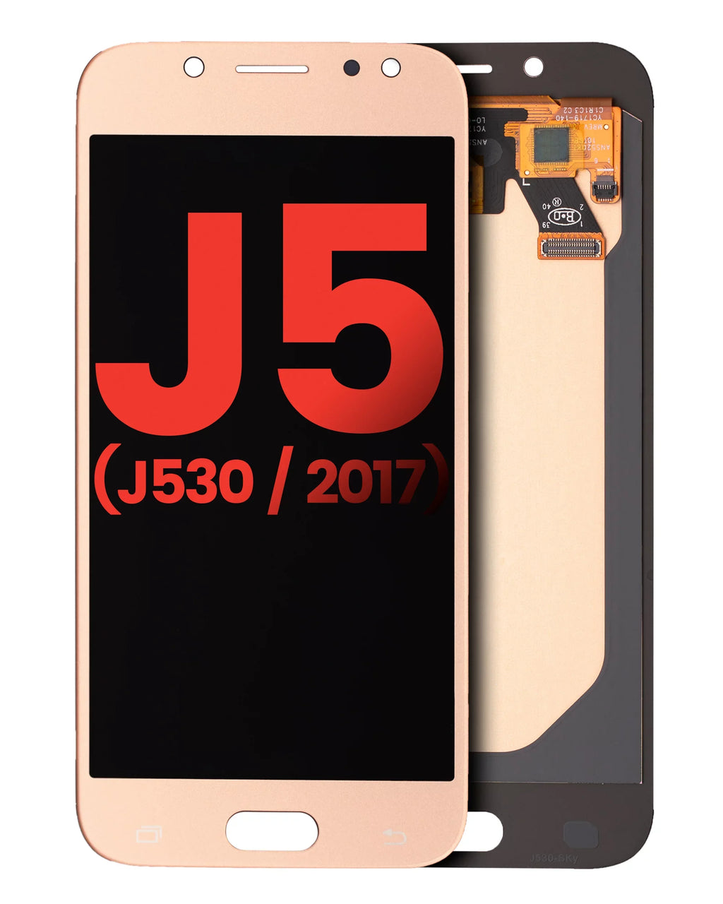 Replacement OLED Assembly Without Frame Compatible For Sizeamsung Galaxy J5 / Pro / Duo (J530 / 2017) (Aftermarket Plus) (Gold)
