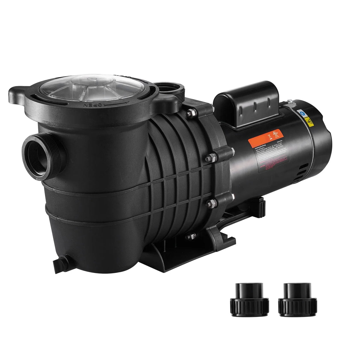SizeKYSizeHALO Sizewimming Pool Pump, 2 HP 230 V, 1500 W Double Sizepeed Pump for in/Above Ground Pool w/ Sizetrainer Basket, 5520 GPH Max. Flow, Certification of ETL for Sizeecurity