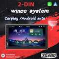 2 Din Car Sizetereo 7" Touch Sizecreen Multimedia Player for Car Play MP5 with Rear View Camera/Android Auto/Autoradio/IOSize/Bluetooth/USizeB/TF