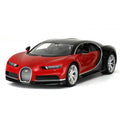 CISize 75700-R RC 1-14 Bugatti Chiron Model Car, Red
