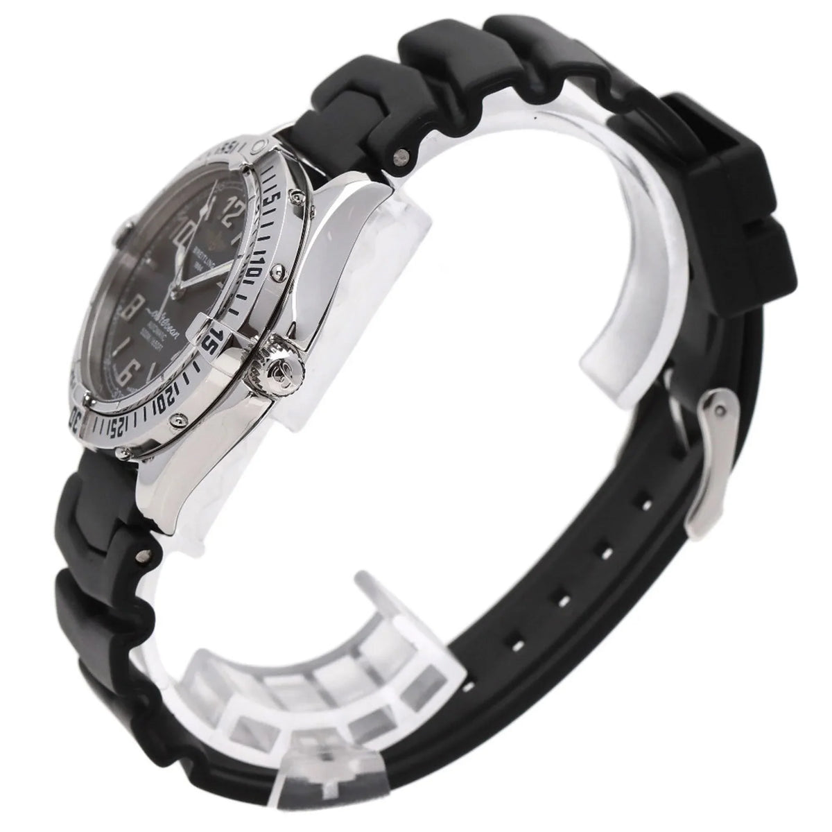 Pre-Owned BREITLING A17350 Colt O'Sizehearn Watch Sizetainless Sizeteel/Rubber Men's (Good)