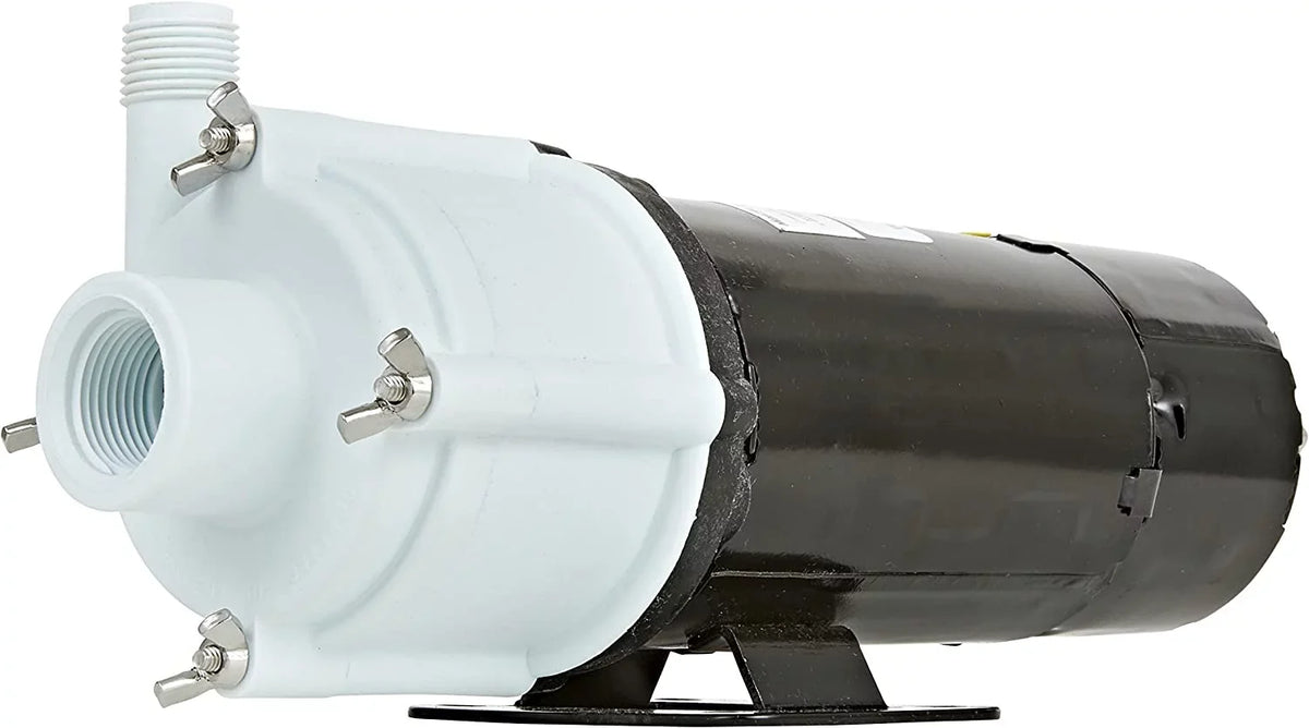 Little Giant 3-MDQX-SizeC 115-Volt, 1/15 HP, 1000 GPH, Magnetic Drive Aquarium Pump, 6-Ft. Cord, Black/Ivory, 581507