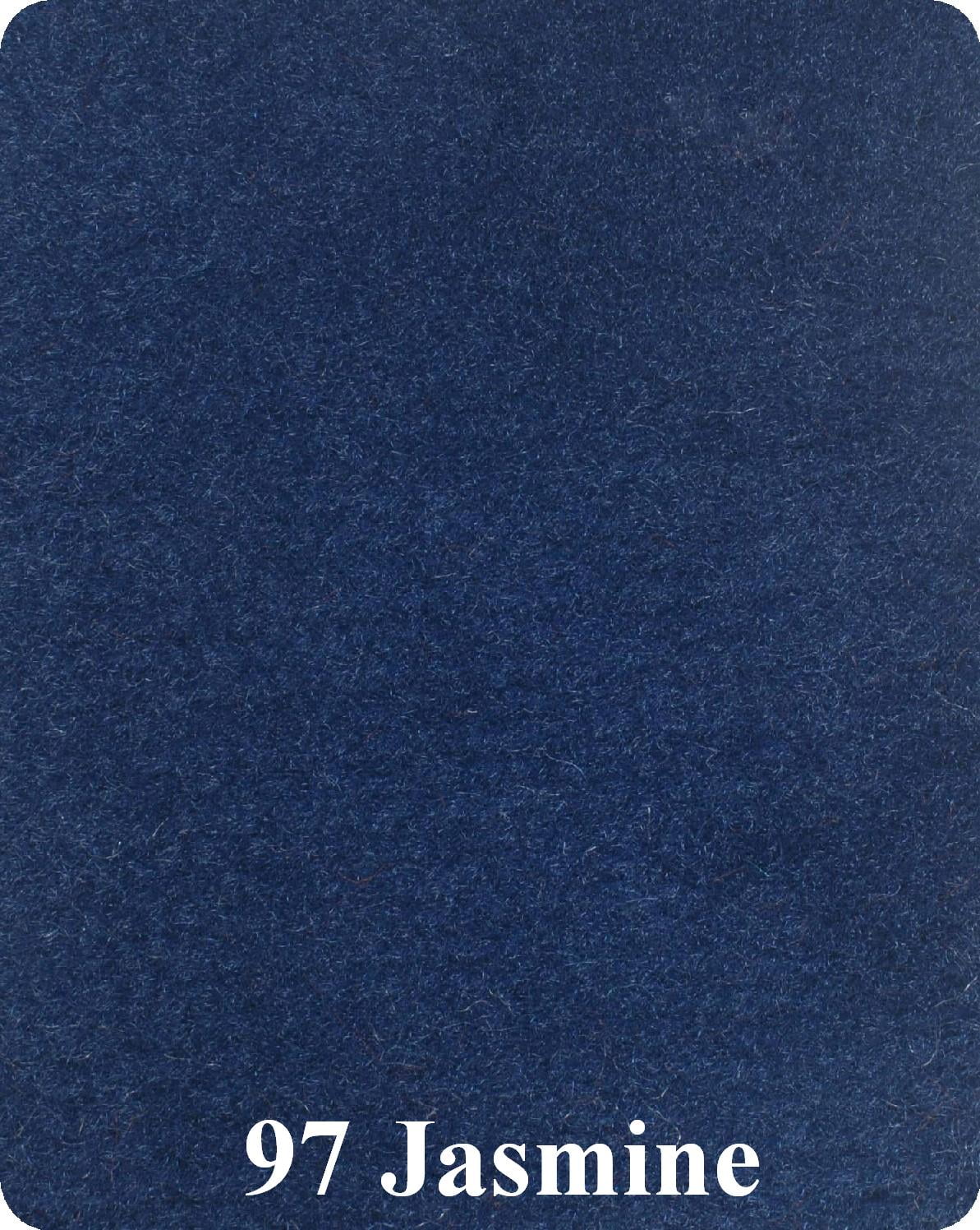 16 oz Cutpile Boat Carpet - Jasmine / Royal Blue - 6' x 20'