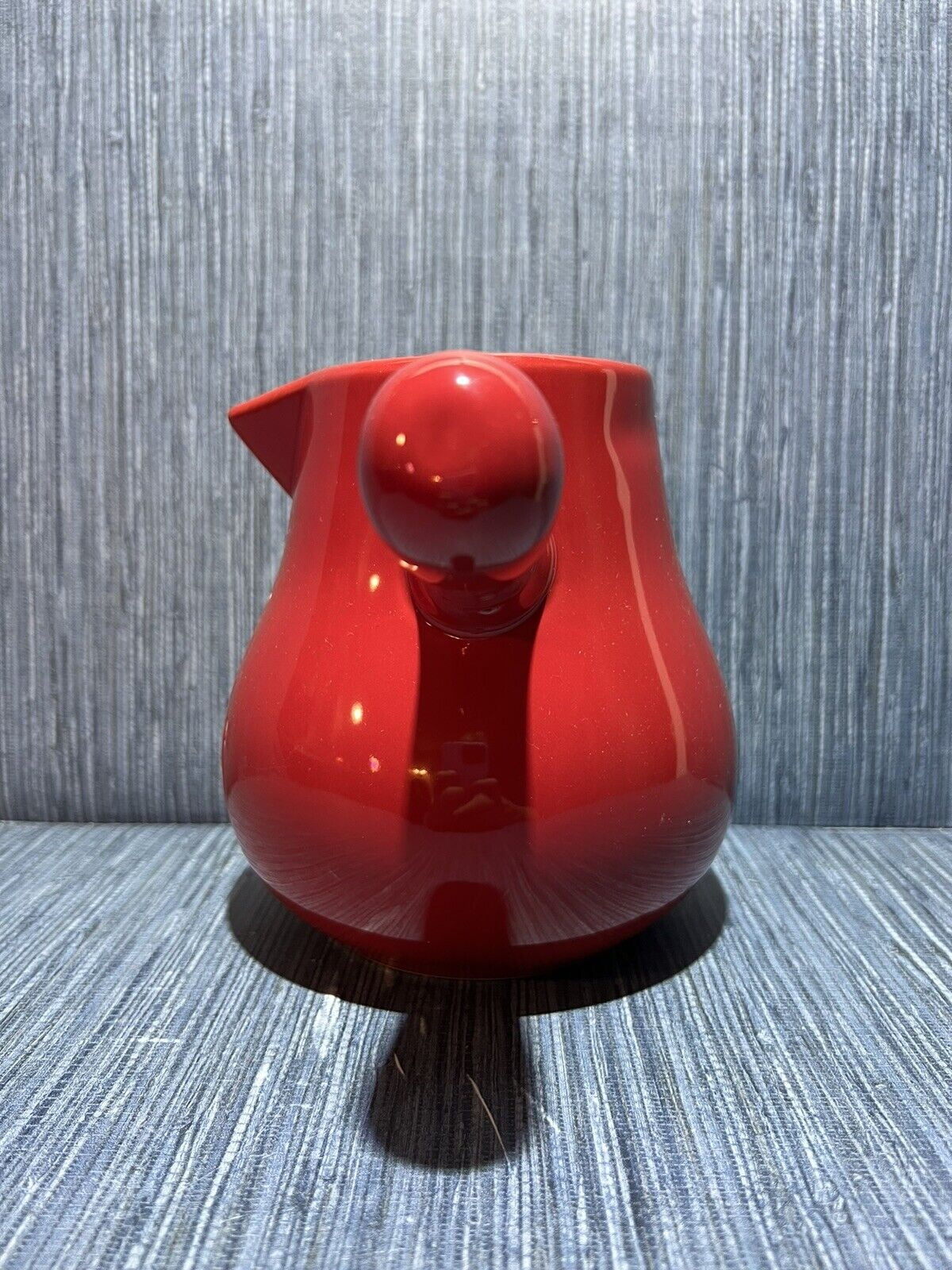 Rae Dunn HOT COCOA Pot Red Ceremic with Ivory LL Letter Kitchen