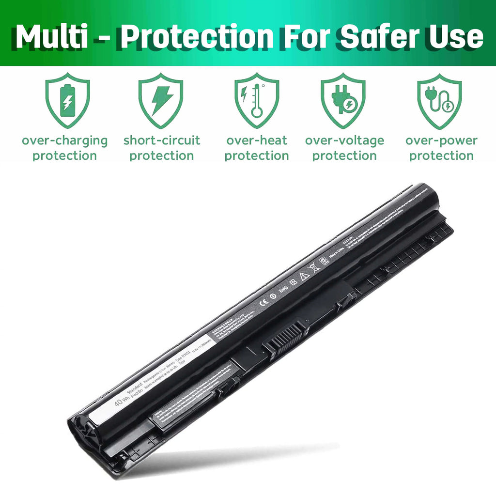 NATNO New M5Y1K Battery for Dell Inspiron 3451 3551 5558 5758 Inspiron 14 15 3000 Vostro 3458 3558 Sizeeries[14.8V 2800mah]