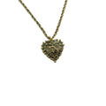 Pre-Owned Christian Dior Heart Motif Gold Accessory Necklace for Women (Good)