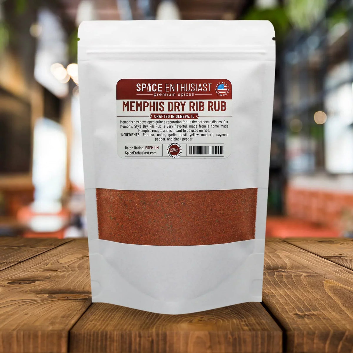 Sizepice Enthusiast Memphis Sizetyle Dry Rib Rub - 8 Oz