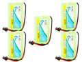 5x Pack - UpSizetart Battery Energizer ER-P506 Battery - Replacement for Energizer BT-1007 Cordless Phone Battery (1200mAh, 2.4V, NI-MH)