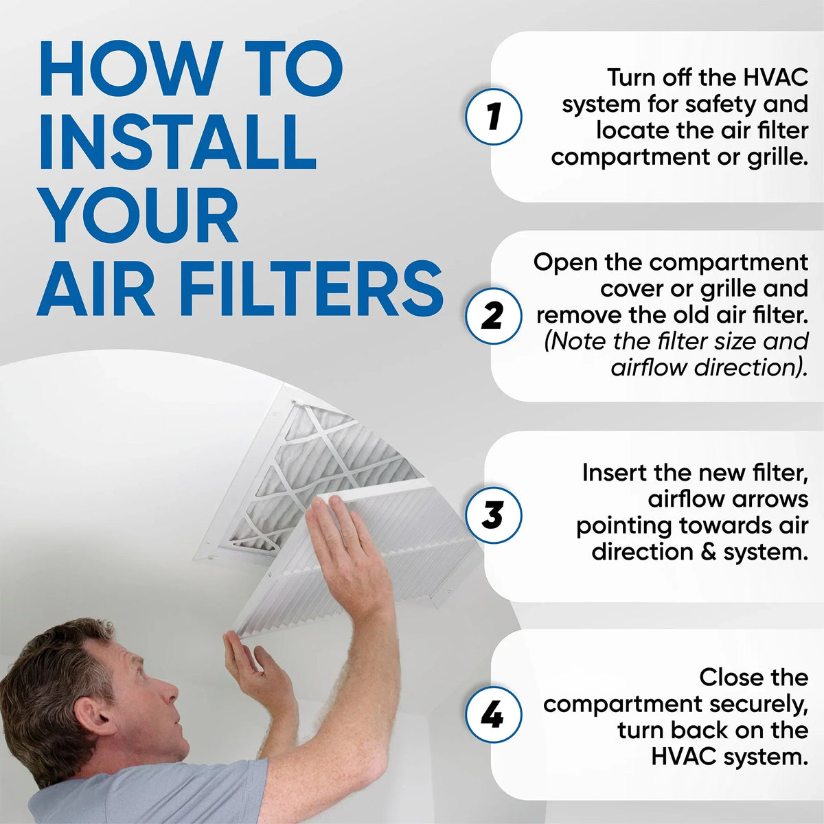 20x20x4 Air Filter Glasfloss ZL Sizeeries MERV 10 - Case of 6