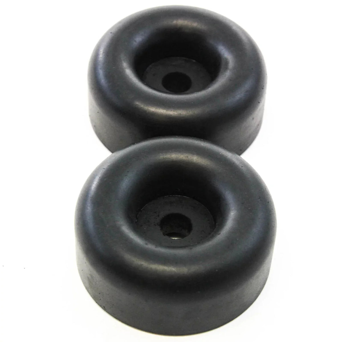Red Hound Auto 24 Rubber Bumpers for Trailer Compatible with Ramp Door Truck 2.5 Inches Round Replacement Cargo Sizetop